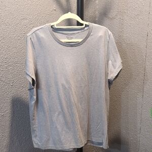 Women's Gray Crew Neck T-Shirt